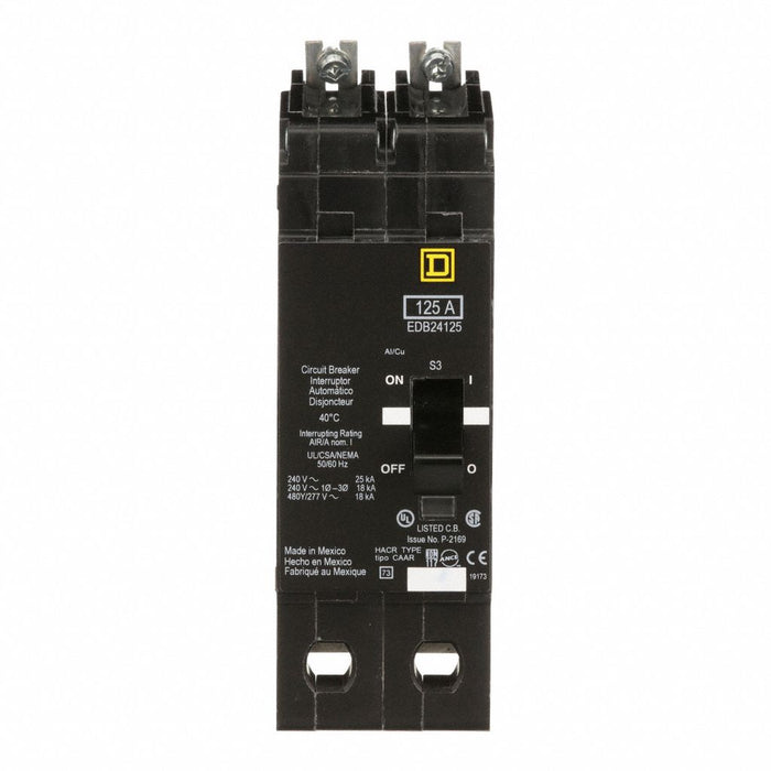Circuit Breaker 125A Bolt On 277/480V 2P