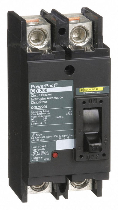 Circuit Breaker 200A 2P 240VAC QD