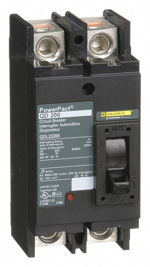Circuit Breaker 200A 2P 240VAC QD