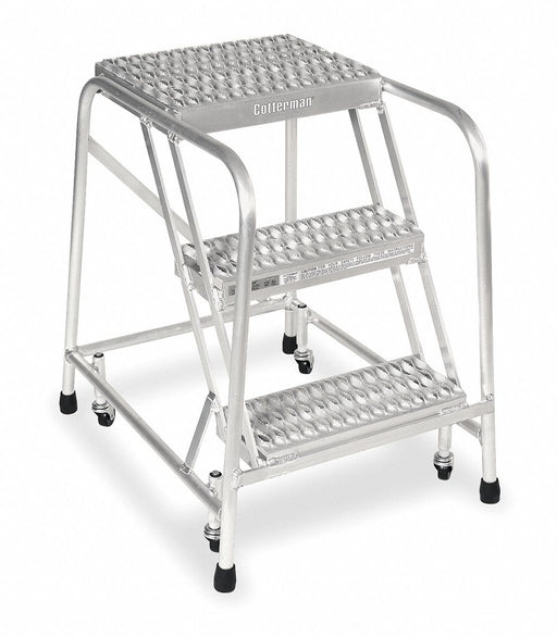 Rolling Ladder Welded Platform 30In H