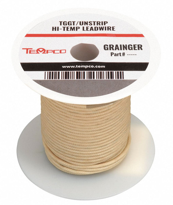 N0391 HighTempLeadWire 14AWG Natural 100ft