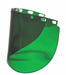 FaceShieldVisor Grn Uncoated PC