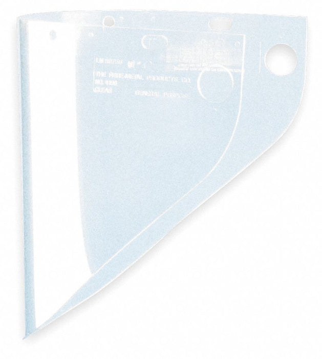 Faceshield Visor Prpinate Clr 9-3/4x19in