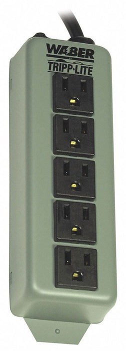 Outlet Strip 5 Outlet 15A 7-3/8 L Gry