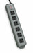 Outlet Strip Gray 12-1/2 in 6 Outlets
