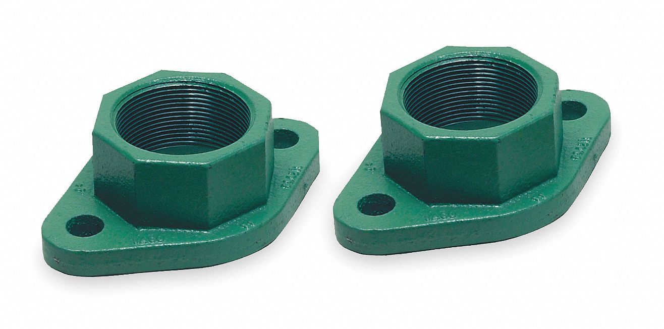 Flange Cast Iron FNPT 1 1/4 in PK2