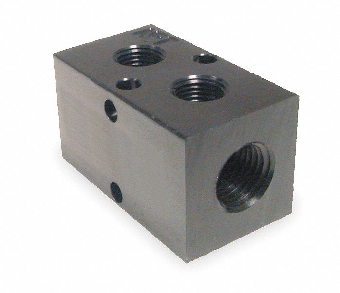 Pipe Manifold Fitting Aluminum 1/2 in