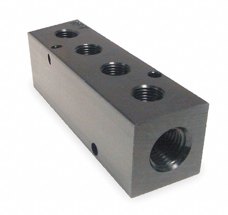 Pipe Manifold Fitting Aluminum 1/4 in