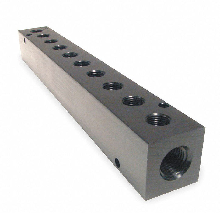 Pipe Manifold Fitting Aluminum 1/4 in