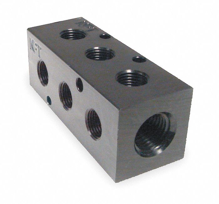 Pipe Manifold Fitting Aluminum 3/8 in
