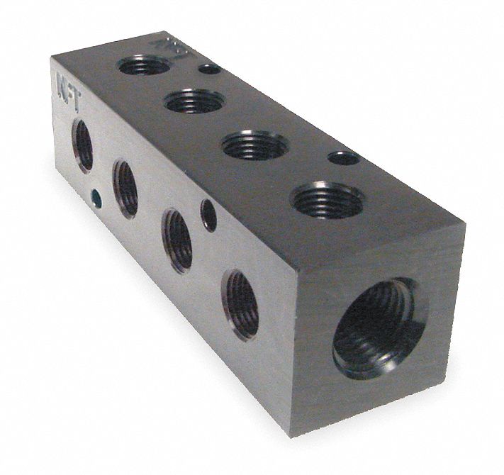 Pipe Manifold Fitting Aluminum 3/8 in