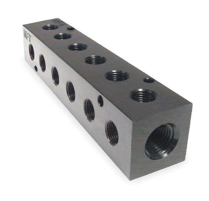 Pipe Manifold Fitting Aluminum 3/8 in