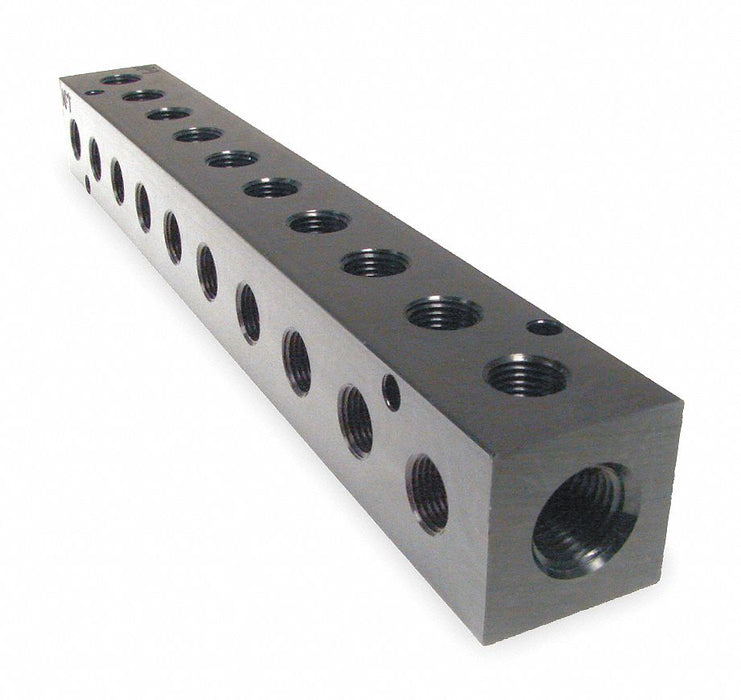 Pipe Manifold Fitting Aluminum 3/8 in