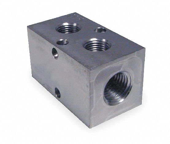 PipeManifoldFitting StainlessSteel 3/8in