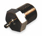 Straight Brass Barbed 1/16  MNPT 1/8 