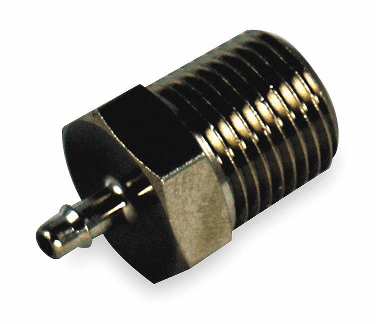 Straight Brass Barbed 11/64 in UNF