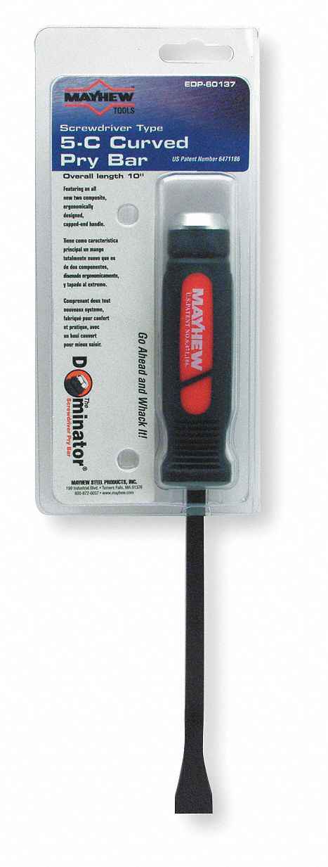 Pry Bars 10 in L 1-1/2 in W Black