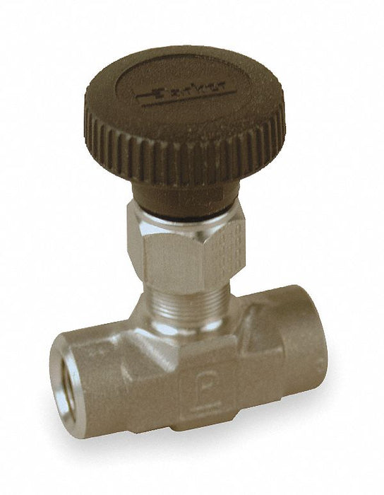 Needle Valve Straight 316 SS 1/4 In.