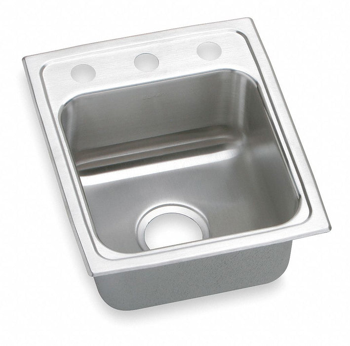 Bar Sink 17.5 x15 x7.625 Silver