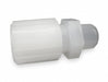 Strt PFA MNPT 1/4 in Tube 3/8 in