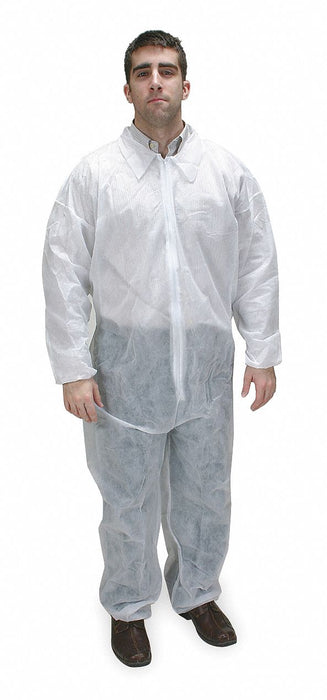 Coveralls S Wht Polypropylene PK25