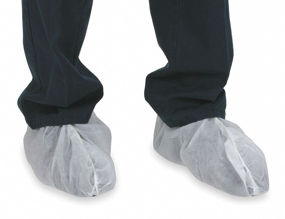 Shoe Covers Slip Resist 1Size White PK50