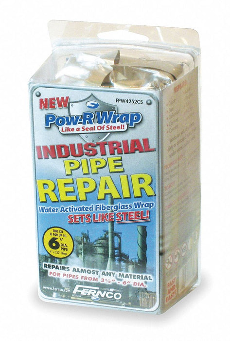 Pipe Repair Kit 4 W x 252 L Gray