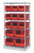D5606 Bin Shlvng 30inx74inx36in Red