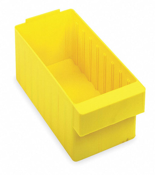 F1577 Drawer Bin Yellow Polystyrene 4 5/8 in