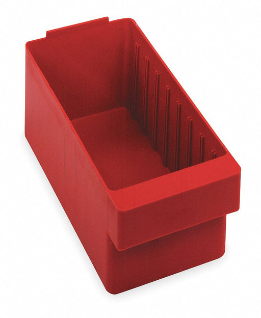F1577 Drawer Bin Red Polystyrene 4 5/8 in