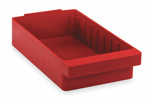 D5567 Drawer Bin Red Polystyrene 4 5/8 in