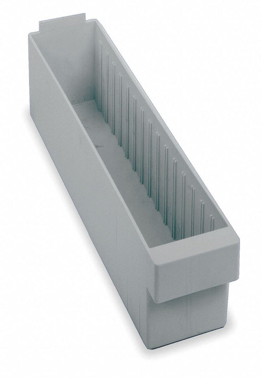 F1580 Drawer Bin Gray Polystyrene 4 5/8 in