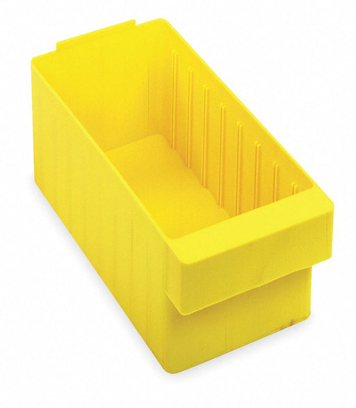 Drawer Bin Yellow Polystyrene 4 5/8 in