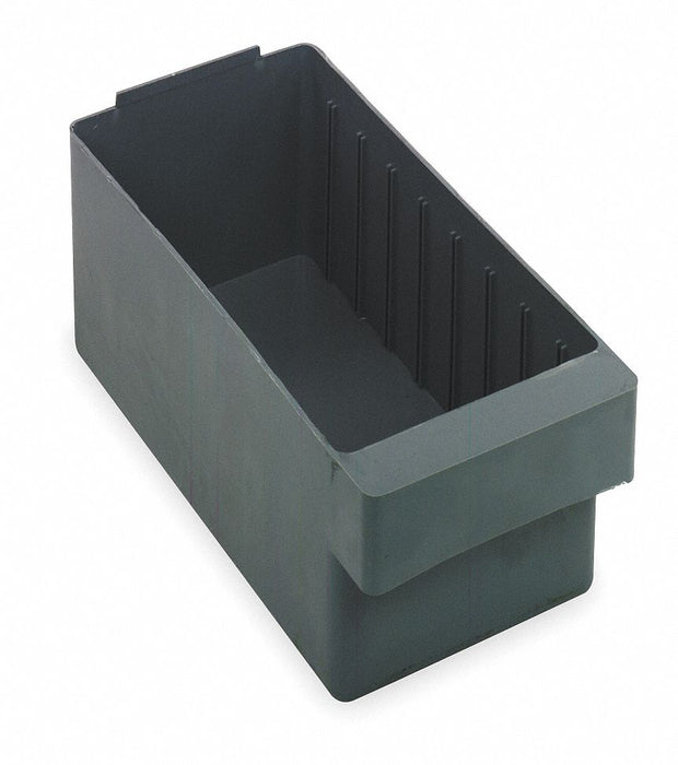 F1579 Drawer Bin Gray Polystyrene 4 5/8 in