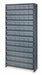 D5599 Enclosed Bin Shlvng 18x75x36in Gray