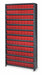 D5598 Enclosed Bin Shlvng 18x75x36in Red