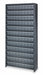 D5598 Enclosed Bin Shlvng 18x75x36in Gray