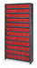 D5601 Enclosed Bin Shlvng 18x75x36in Red