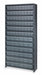 D5601 Enclosed Bin Shlvng 18x75x36in Gray