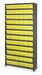 D5587 Enclosed Bin Shlvng 12x75x36in Yellow
