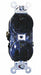 Receptacle Black 15 A 2P3W Side 1PK