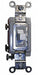 WllSwtch Wht 20A Bk Sd SnglPole/DblThrow