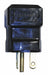 Straight Blade Plug Black 20 A Hng 5-20P