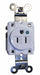 Recept White 15 A 2P3W Back Side 1PK