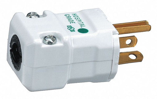 Straight Blade Plug White 20 A Hng 5-20P