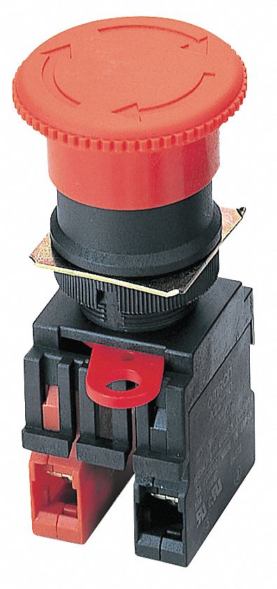 EmergencyStopPushButton NonIllum Red 2NC
