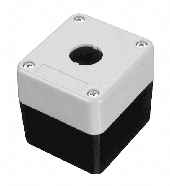 PushButtonEnclosure 22mm 1Hole Plastic