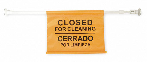 Door Barricade Sign 18 x 13 3/4 in Nylon