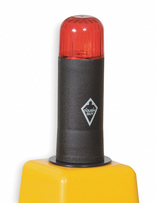 Flashing Light Red Plastic 5 5/8 in H