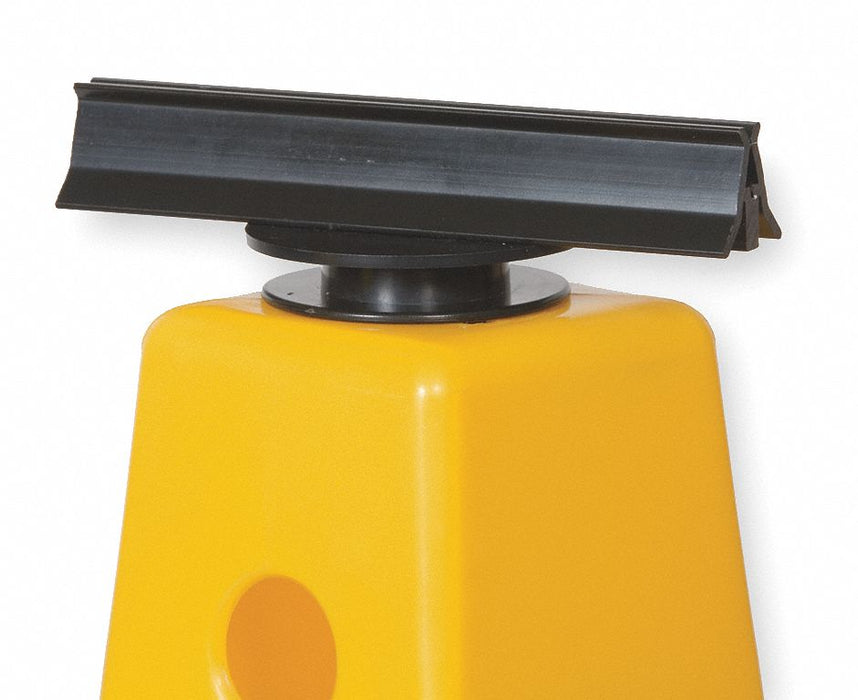 Sign Holder Black Plastic 1 7/8 in H